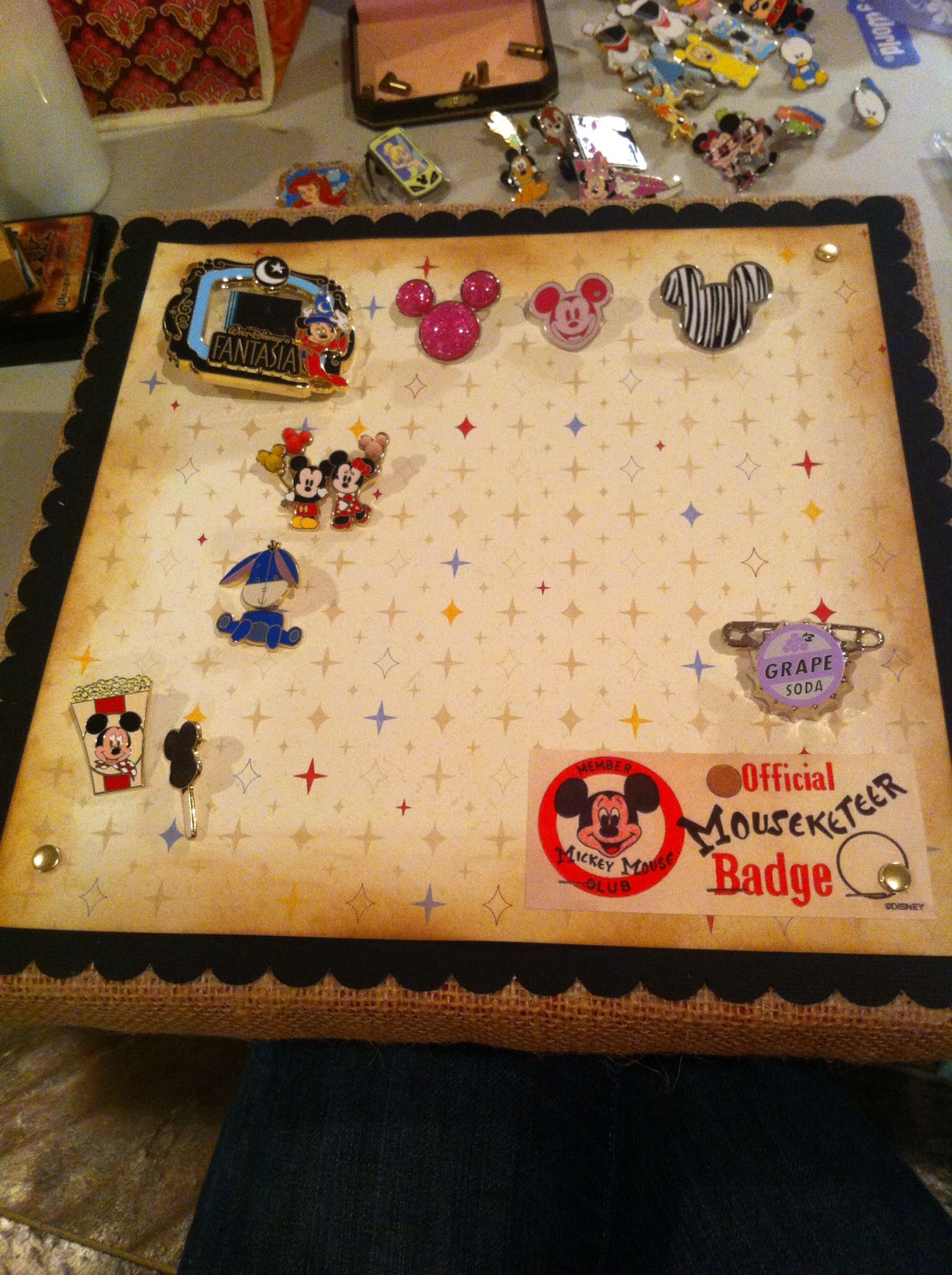 DIY Disney Pin Trading Display Ideas The Polkadot Chair