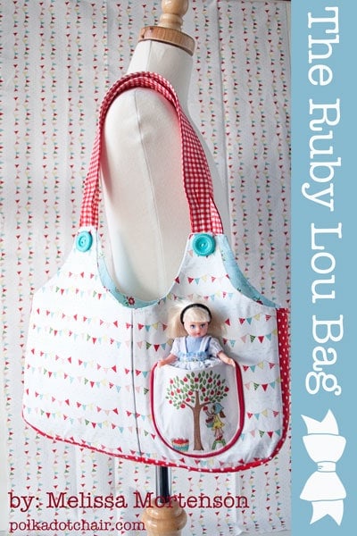 Ruby Lou Bag, Purse Pattern for Little Girl