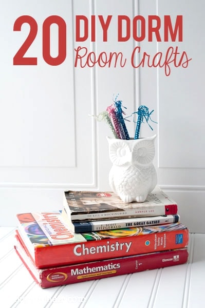 20 DIY Dorm Room Craft Ideas The Polka Dot Chair