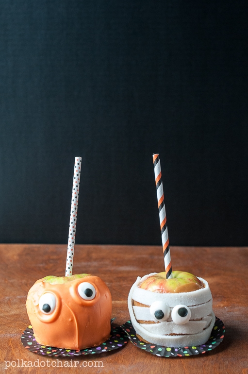 Candy Apple Monsters - Caramel Apple Decorating Ideas
