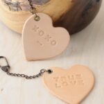 DIY Leather Conversation Hearts