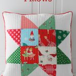 Patchwork Quilted Star Pillows on polkadotchair.com