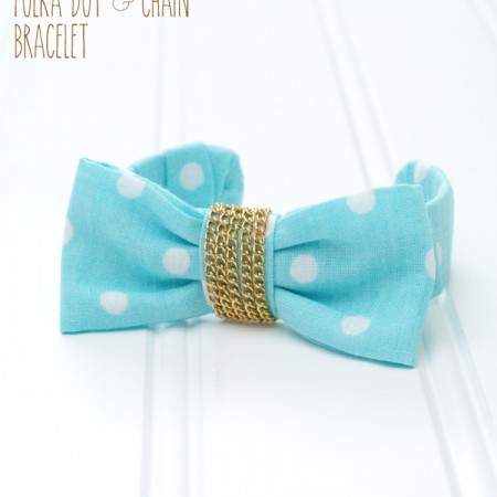 Polka Dot Chain Bracelet by Flamingo Toes