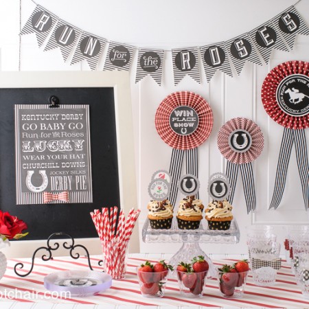 Kentucky Derby Party Ideas on polkadotchair.com