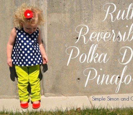 Ruth's Polka Dot Pinafore by Simple Simon & Co.