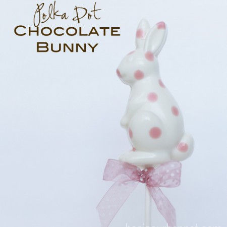 Polka Dot Chocolate Bunnies by beeinourbonnet.com
