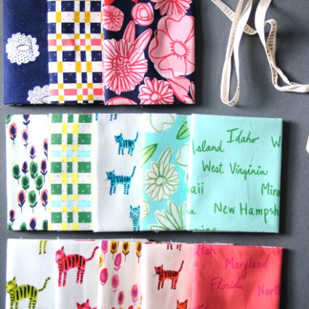 Cotton and Steel Fabric, Hatbox