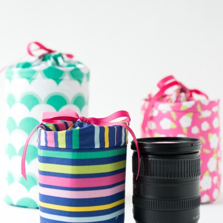 Padded Camera Lens Case Sewing Tutorial on polkadotchair.com