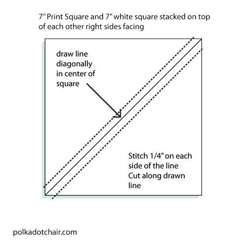 Bow Tie Pillow Sewing Pattern by Melissa Mortenson of polkadotchair.com