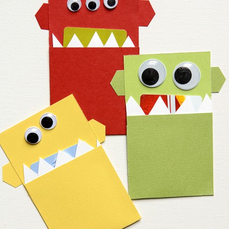 DIY Monster Gift Card Holder