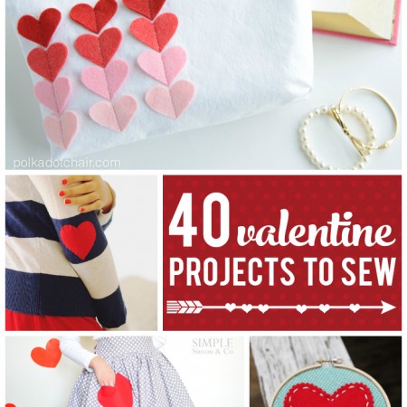 40 Valentine's Day Sewing Projects