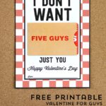 A free "punny" Valentine Gift Card Printable for the guy in your life!