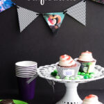 Party Ideas for a Disney Villain Themed Crafternoon with links to free printable Disney Side party supplies