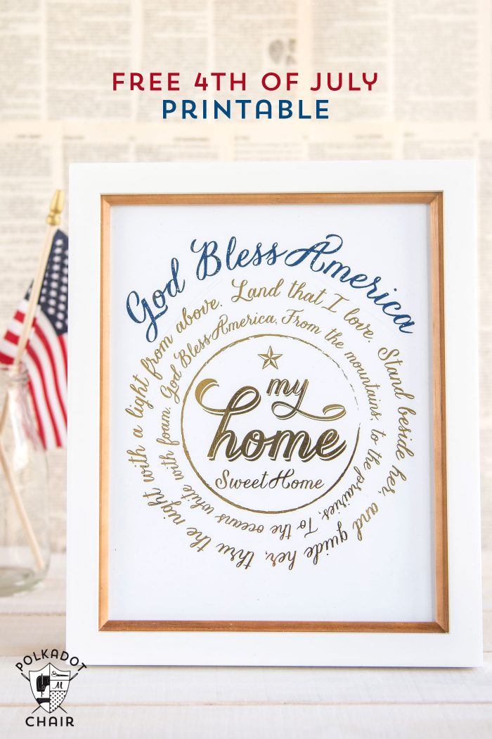 Foil Ready 4th Of July Printables