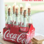 DIY tabletop s'mores maker made from upcycled Coca-Cola bottles