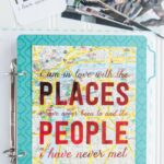 Free travel themed printables perfect to use with a foil applicator machine... lots of great travel scrapbooking ideas too.
