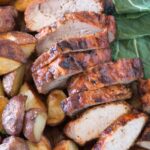 Recipe for Mesquite Grilled Pork Loin, great easy weeknight dinner idea, just cook it on the grill!