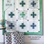 Patchwork Safari Quilt Pattern by Melissa Mortenson featuring Safari Party Fabrics, a cute take on a plus quilt pattern! Simple and fun!