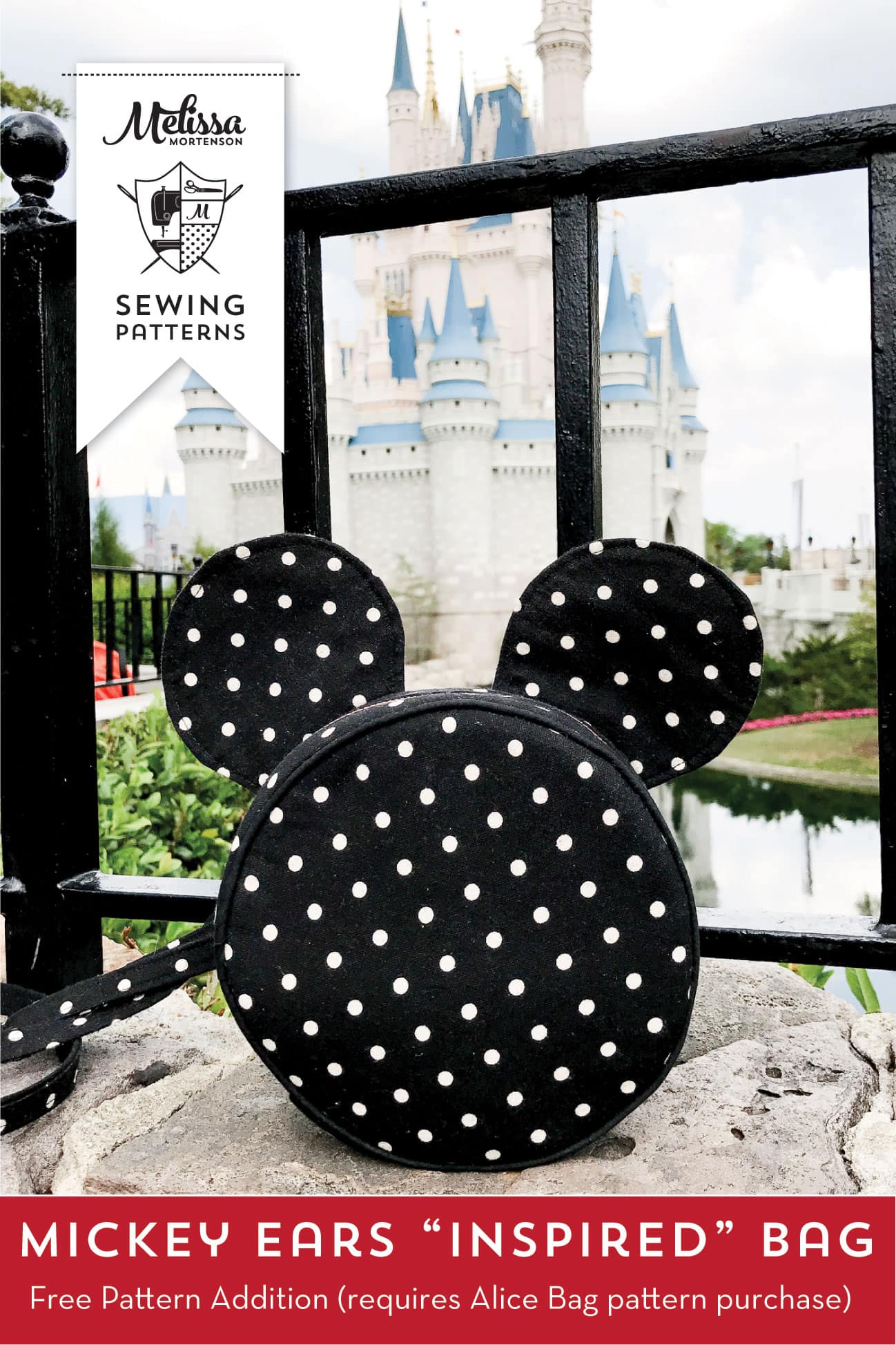 mickey shaped bag outside magic kingdom