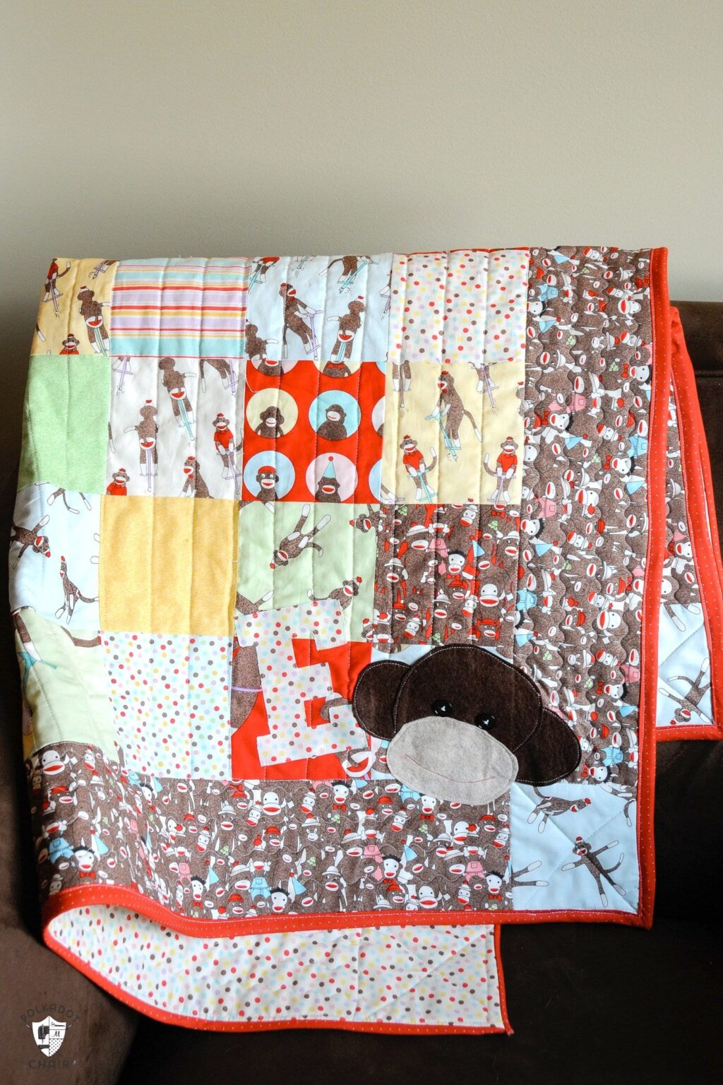 Simple Patchwork & Strip Quilts to Make for Boys | Polka Dot Chair