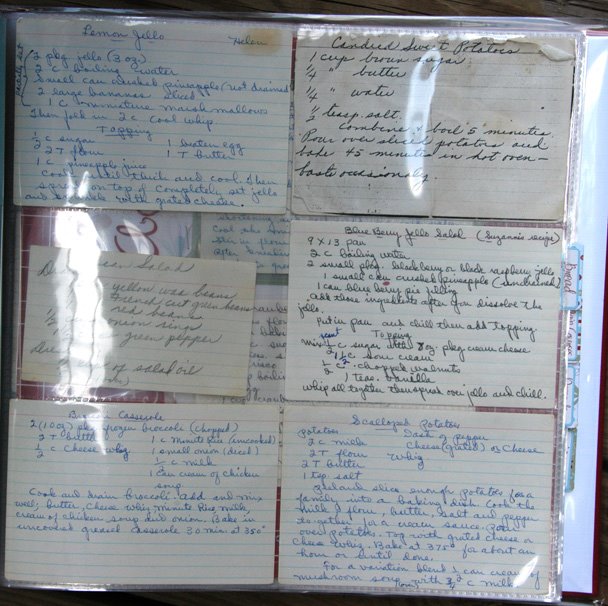 How to Preserve your Handwritten Family Recipe Cards
