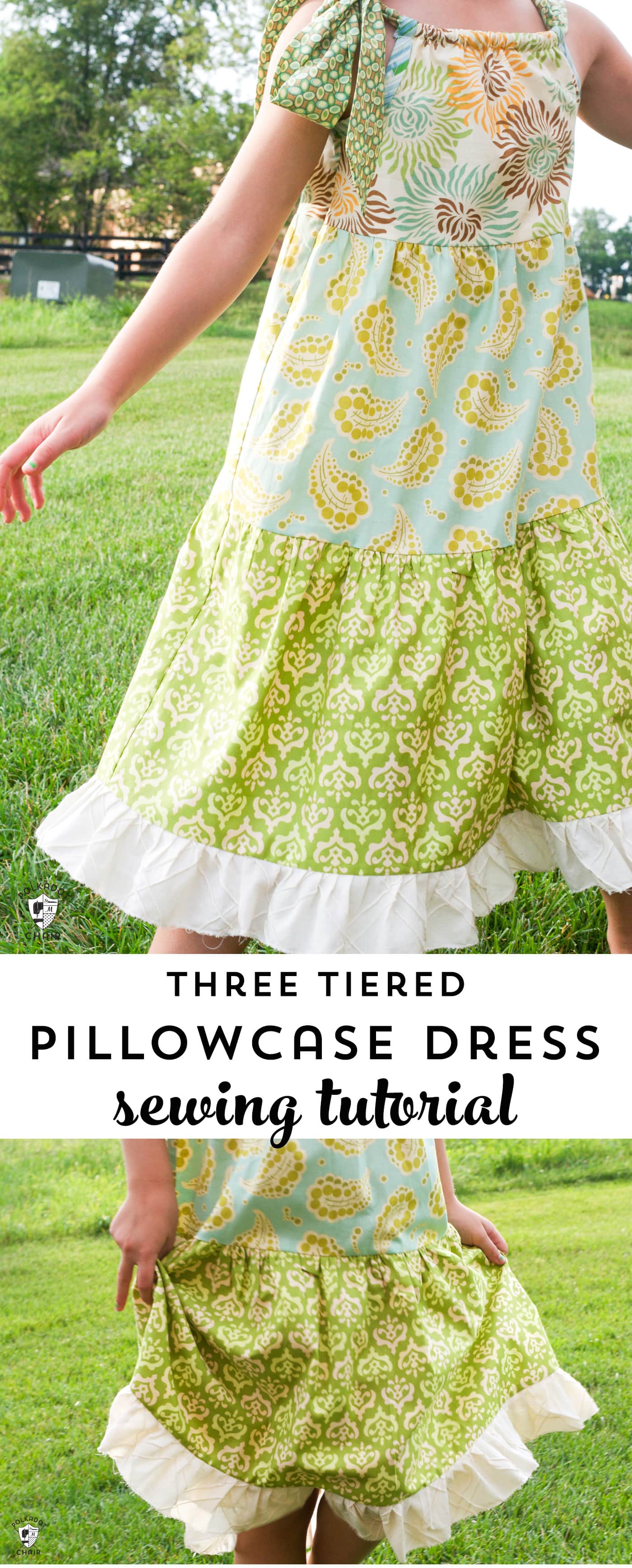 Tuesday Tutorial: Tiered Pillowcase Dress - The Polkadot Chair