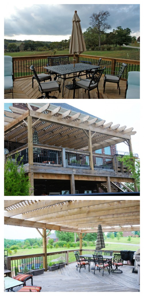 add a pergola to a deck