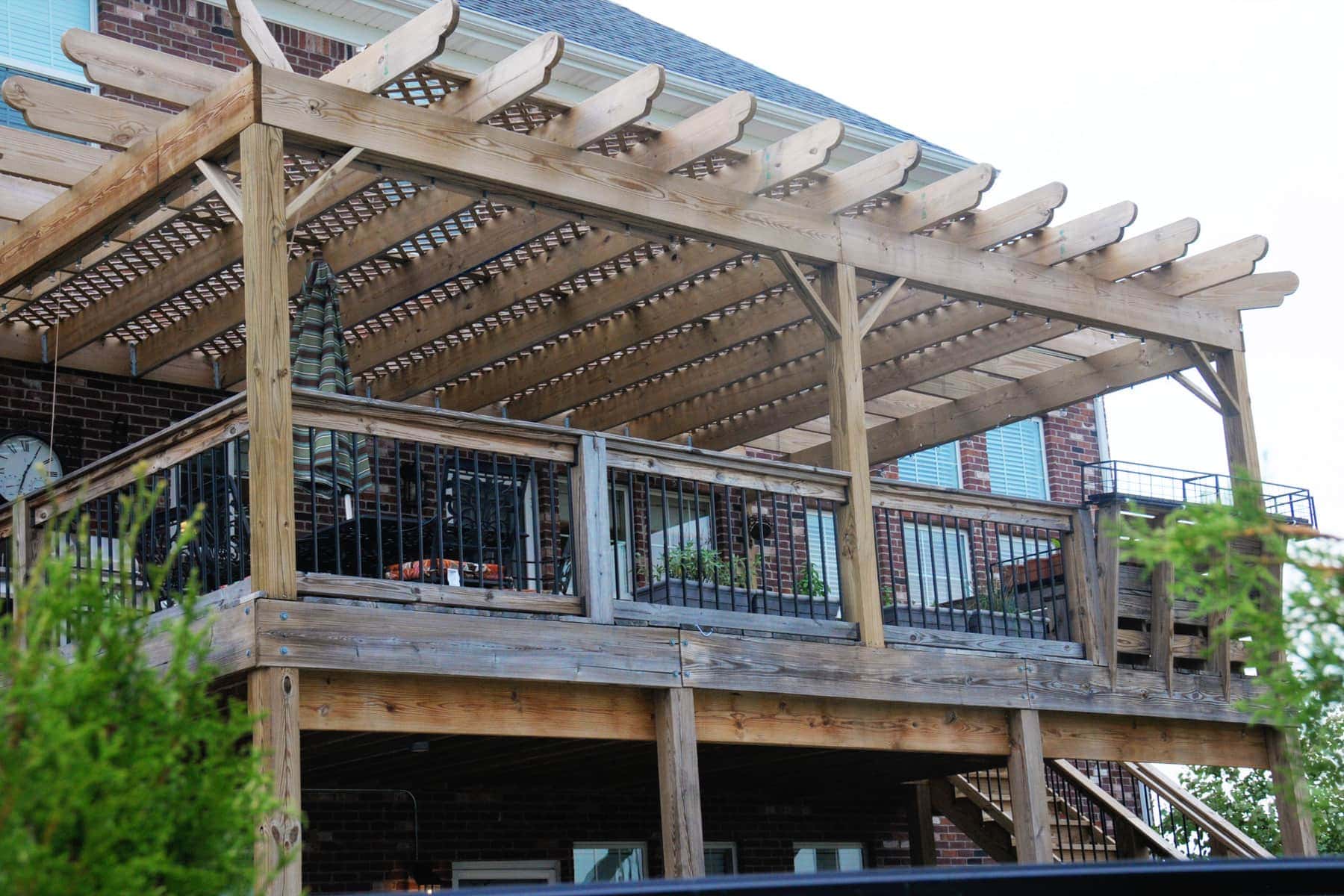 If you build it, add a Pergola to a Deck... - The Polkadot ...