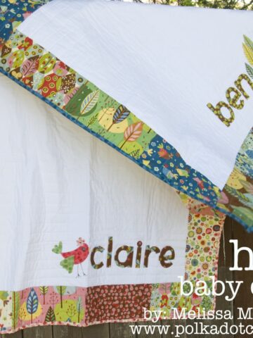 His & Hers Baby Quilt Tutorial