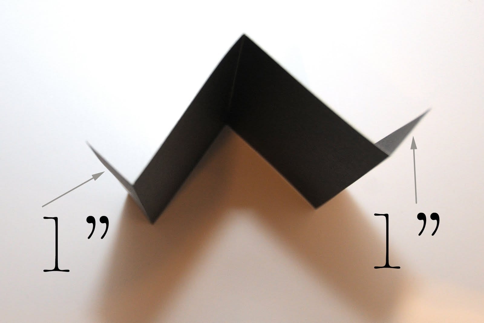 close up of DIY flip book made from chip board