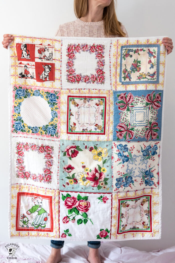 Vintage baby quilt online