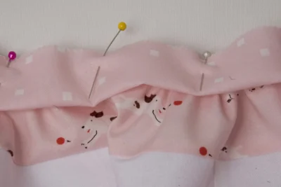 Fabric with pin in it