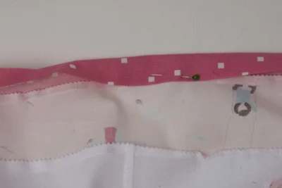 Fabric with pin in it