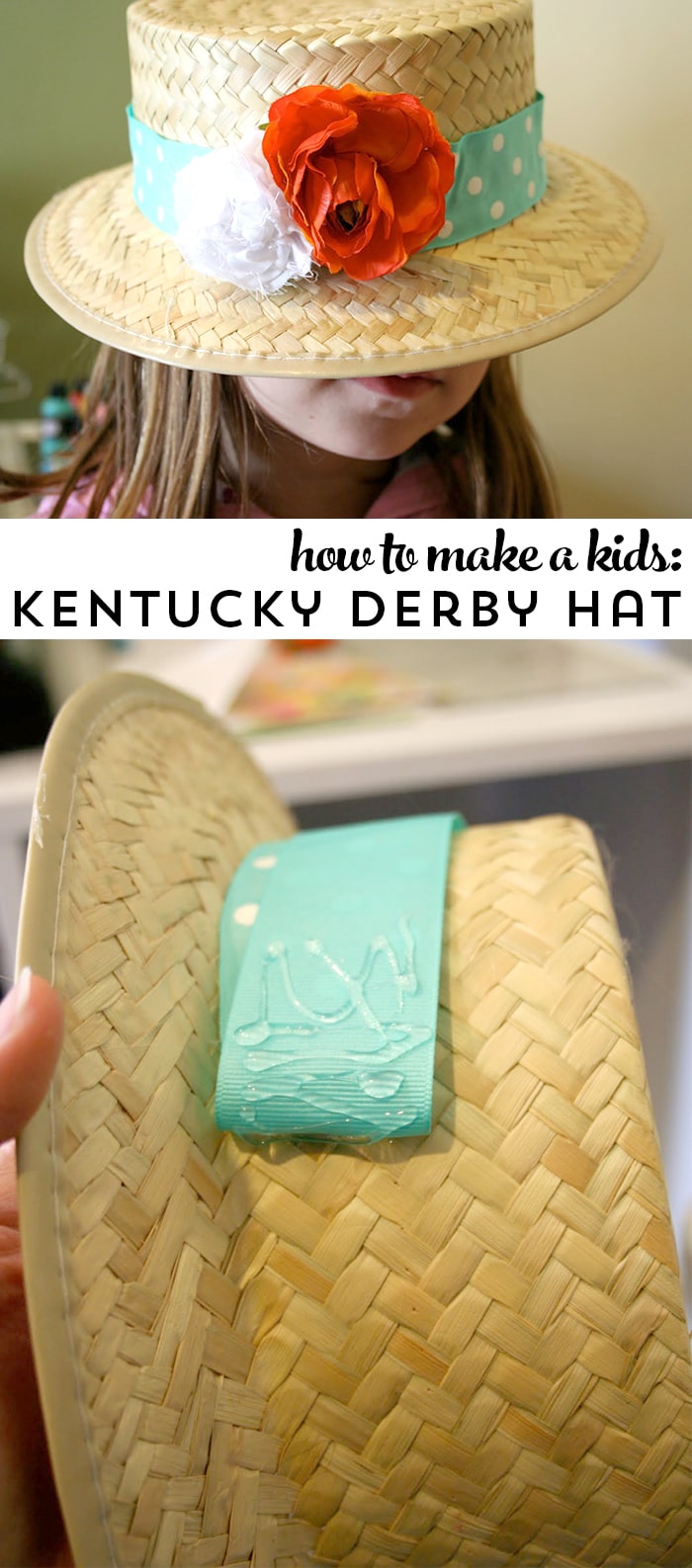 How to make a hat for the Kentucky Derby- perfect for kids parties or school!