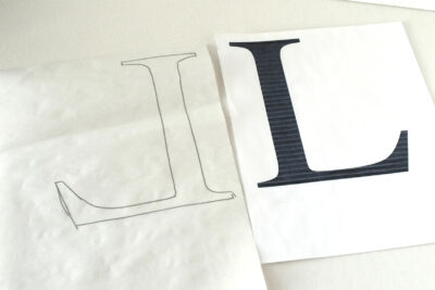 pink and gree fleece blanket under construction