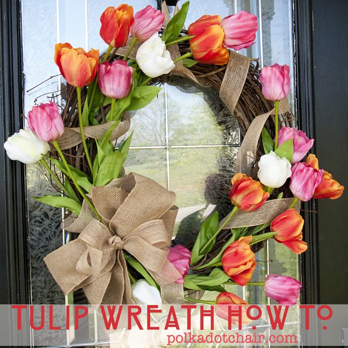 Learn how to make a Tulip Wreath