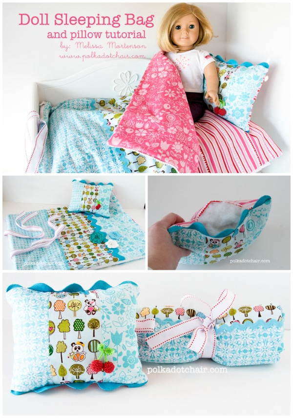 American Girl Doll Sleeping Bag Sewing Tutorial