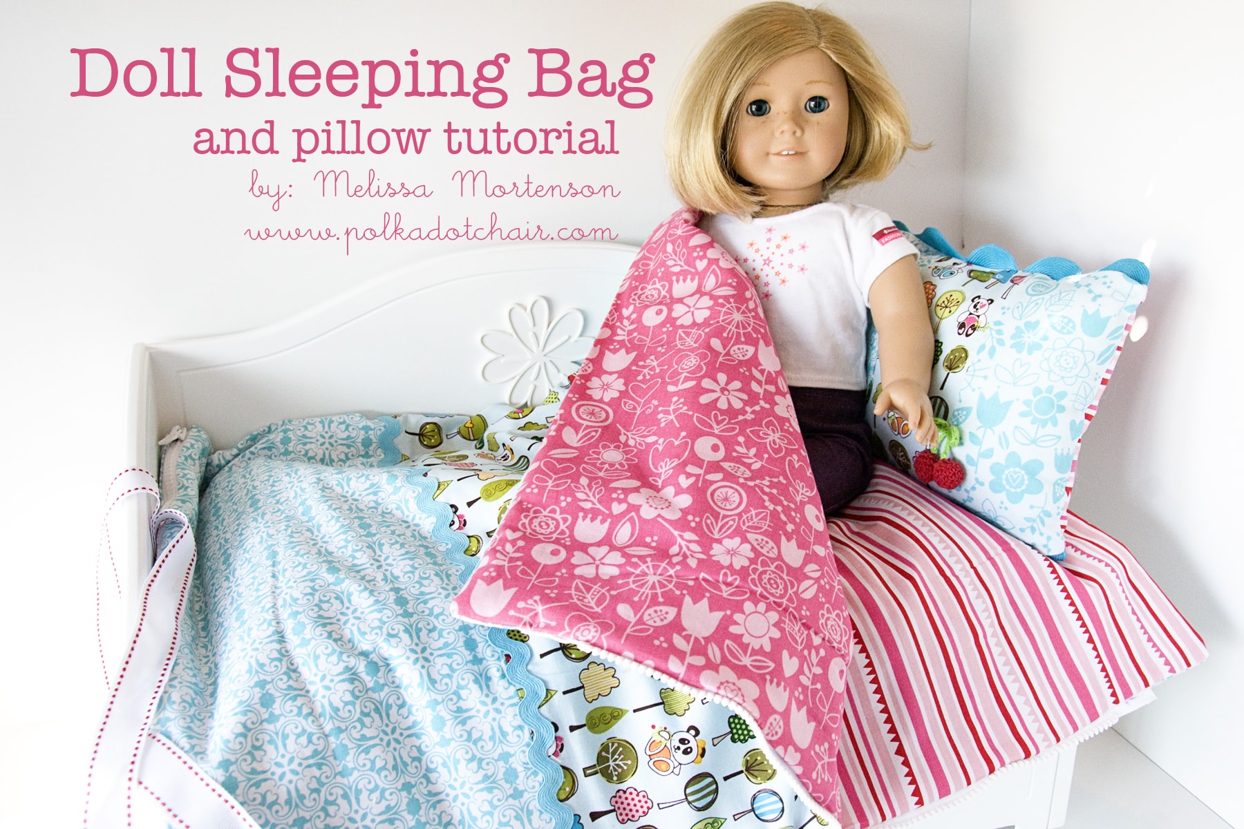 American Girl Doll Sleeping Bag Sewing Tutorial