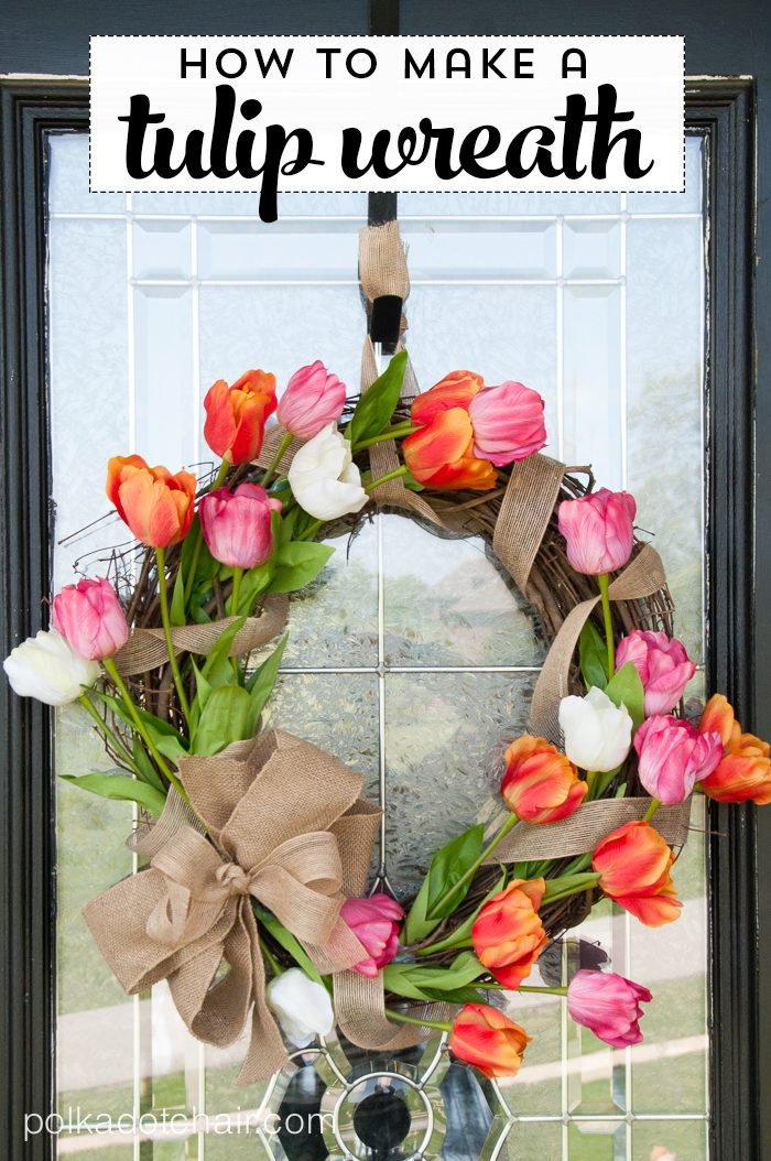 Learn how to make a Tulip Wreath