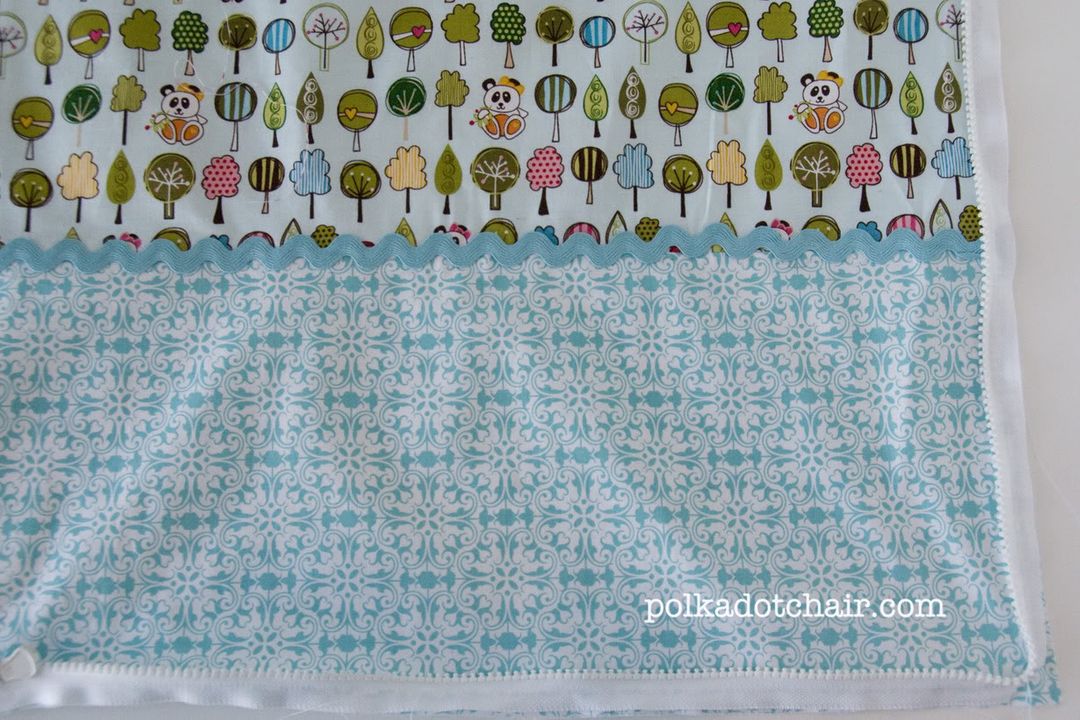 18 inch Doll Sleeping Bag Sewing Pattern Polka Dot Chair