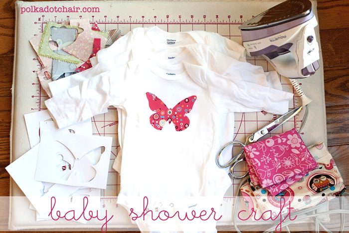 A fun activity for a Baby Shower, Decorate onesies for the new Mom