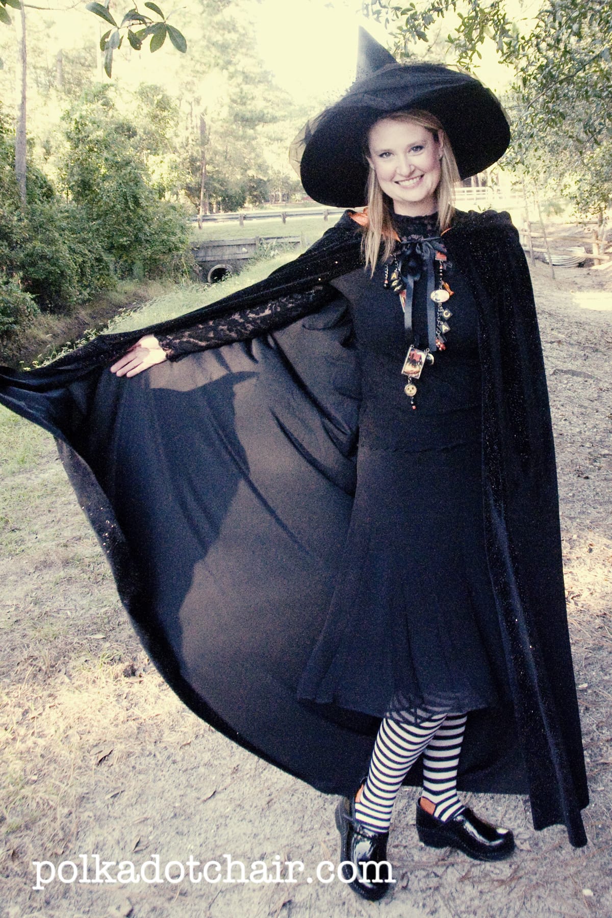 girl in witch costume