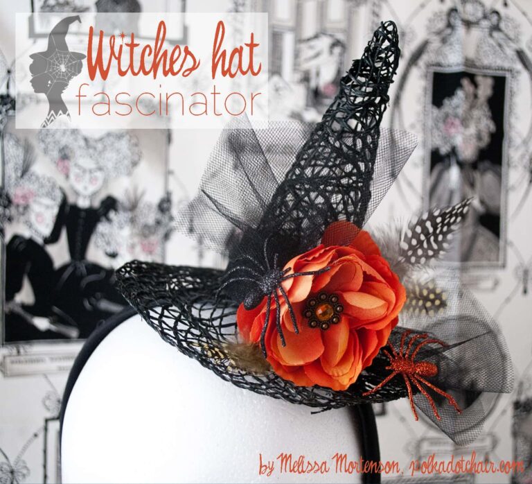 Make your own Witch’s Hat Fascinator