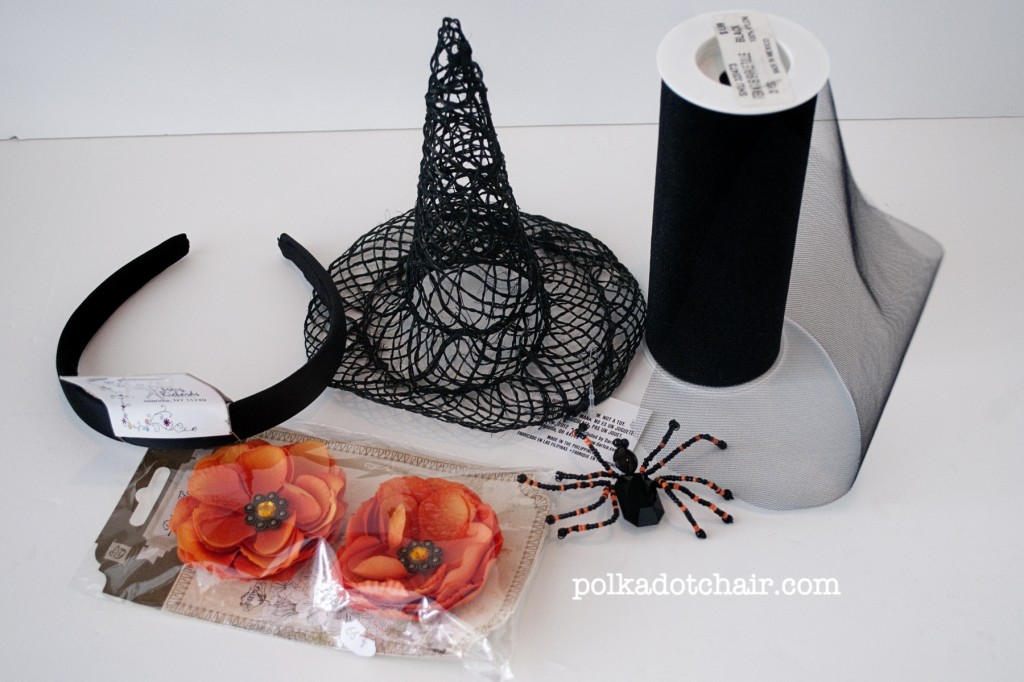 How to make a Fascinator for Halloween using a Witch hat. A cute accessory for a Halloween costume or party. 