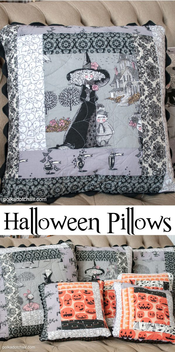 Quilted Halloween Pillows