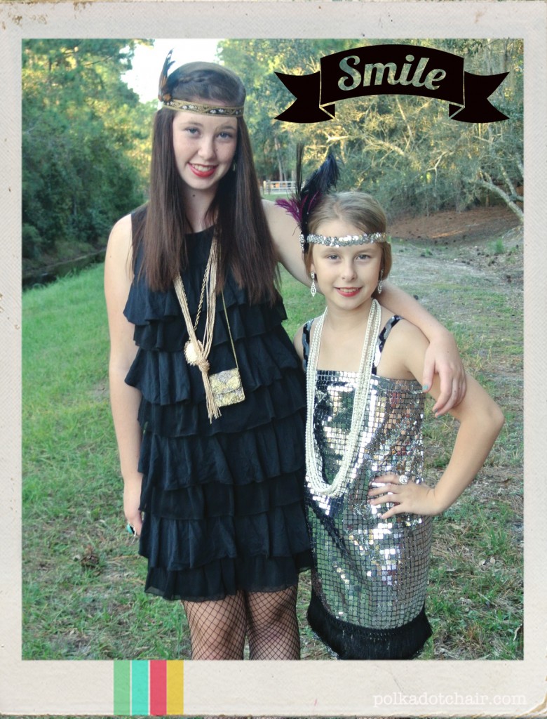 Flapper Halloween Costume Ideas and suggestions for what to wear to Mickey's Not So Scary Halloween Party