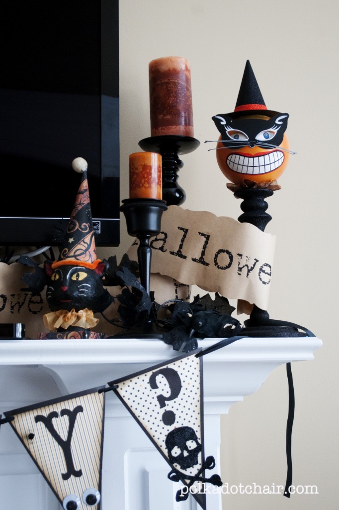  Halloween Mantle Decorating Ideas