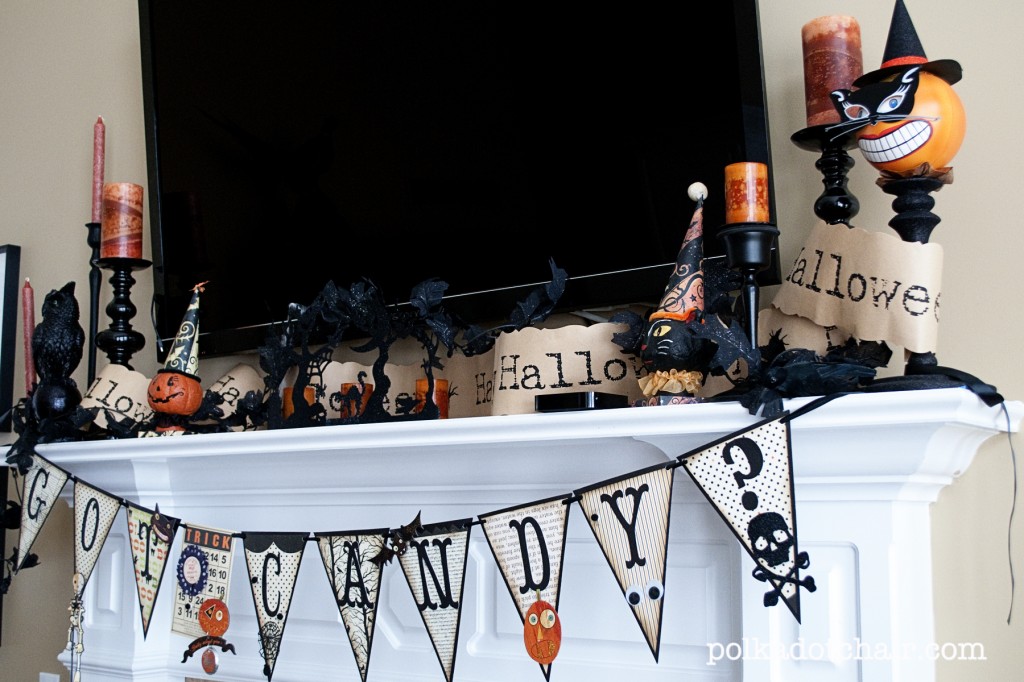  Halloween Mantle Decorating Ideas