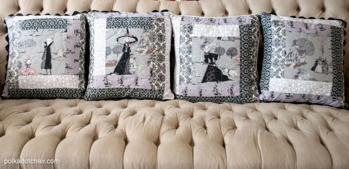 Quilted Halloween Pillows