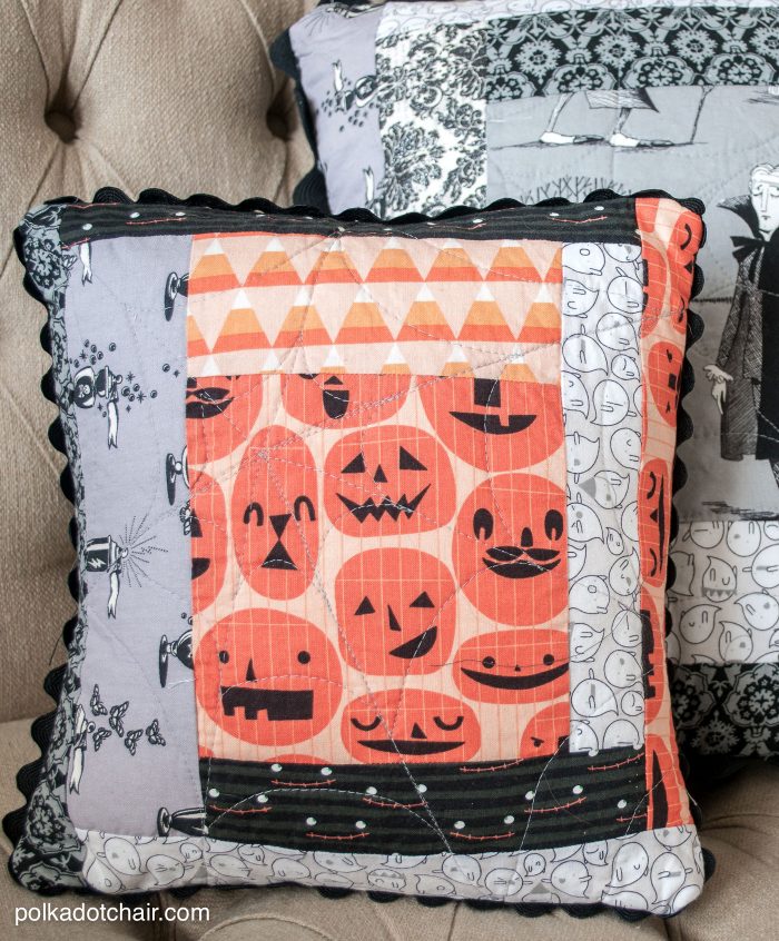 Quilted Halloween Pillows